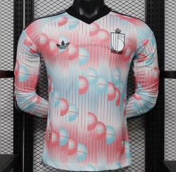 2026 belgium away long sleve player version Soccer Jersey